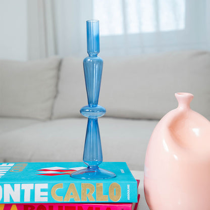 Citadelle Blue Candle Holder