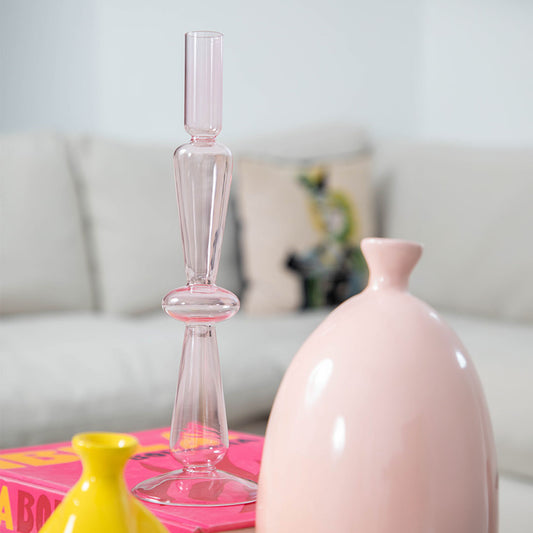 Citadelle Pink Candle Holder